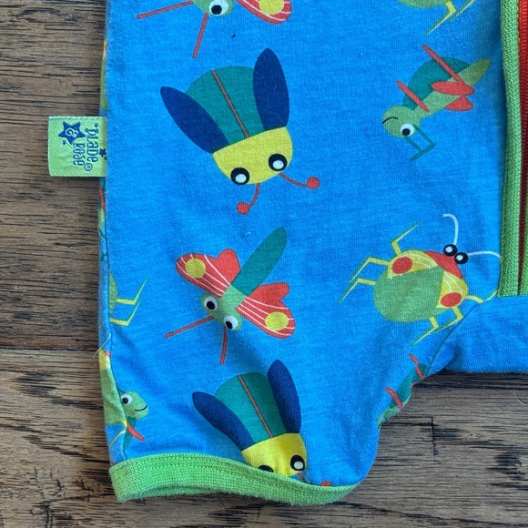 Colorful Insect Print Kids One Piece - Picture 3 of 7